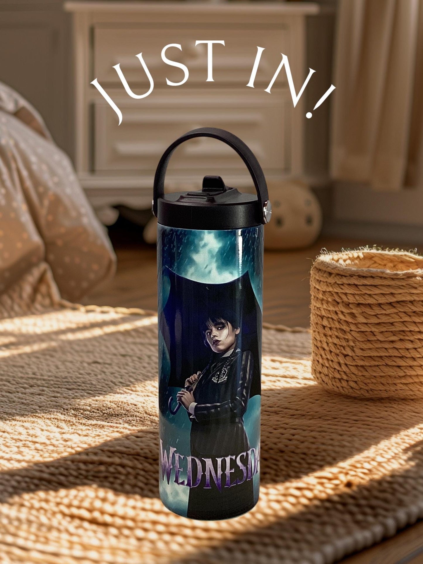 Wednesday Tumbler: Gothic Stainless Steel 20oz