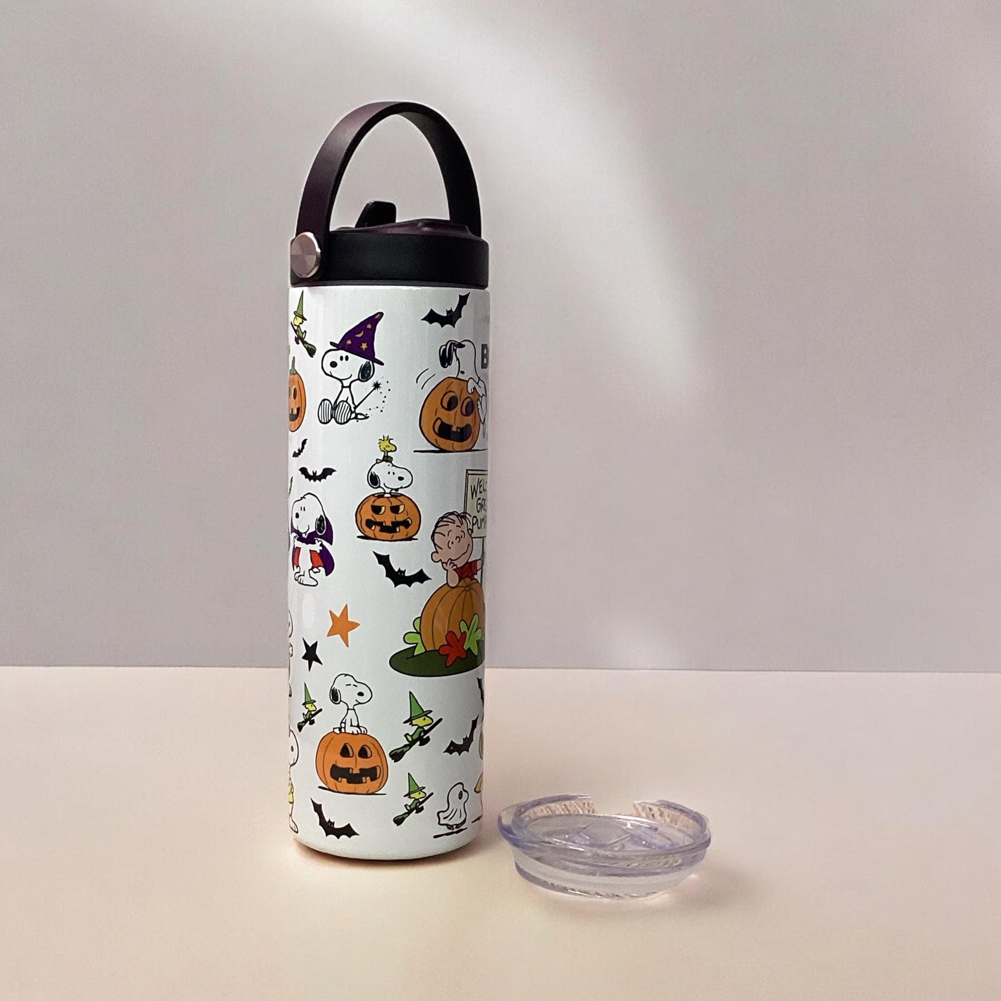 Snoopy Halloween 20oz Tumbler: Peanuts Stainless Steel Travel Mug