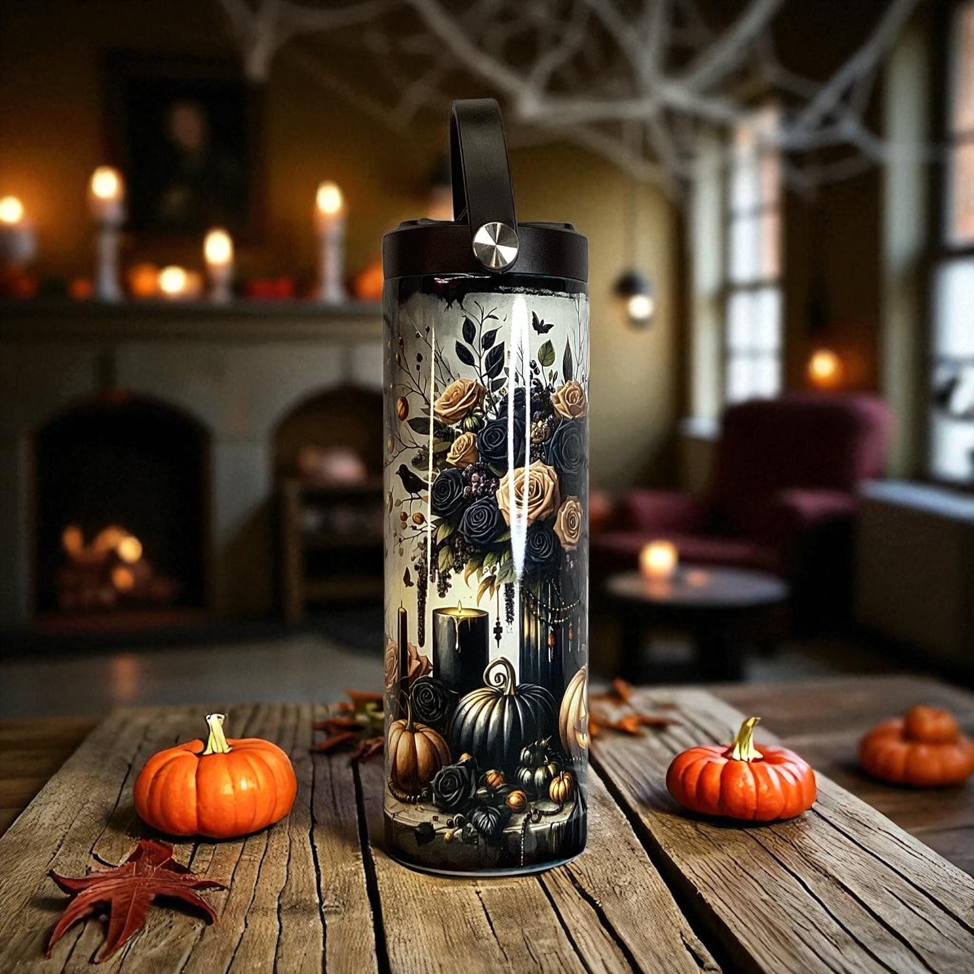 Halloween / fall 20oz stainless steel Tumbler