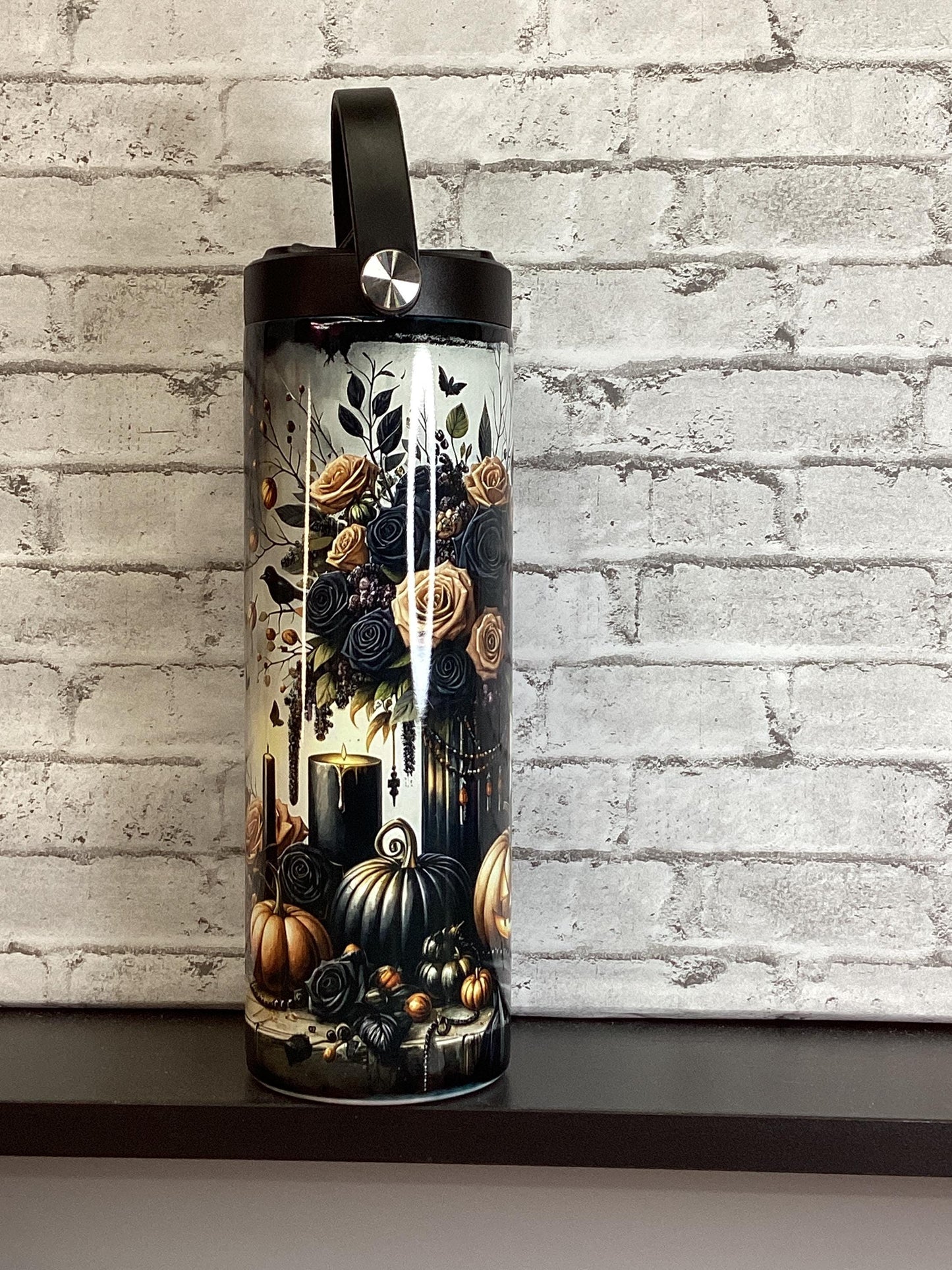 Halloween / fall 20oz stainless steel Tumbler
