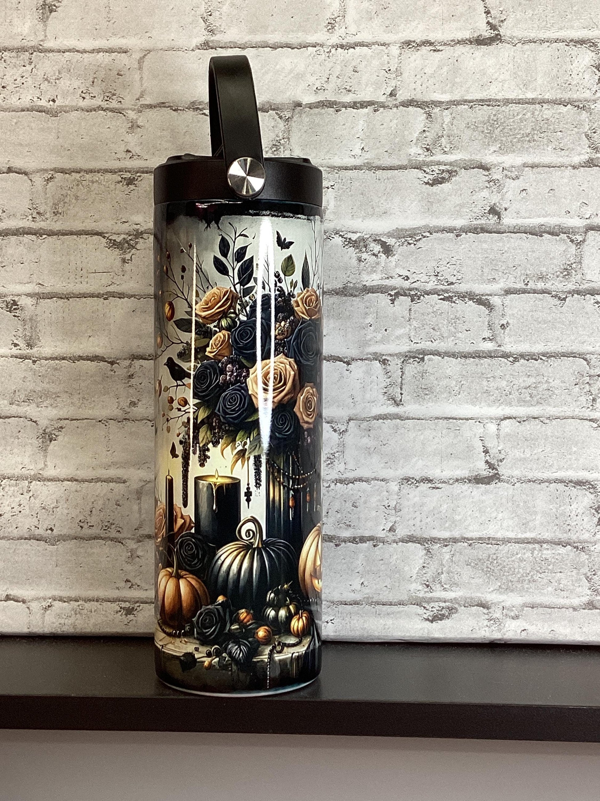Halloween / fall 20oz stainless steel Tumbler