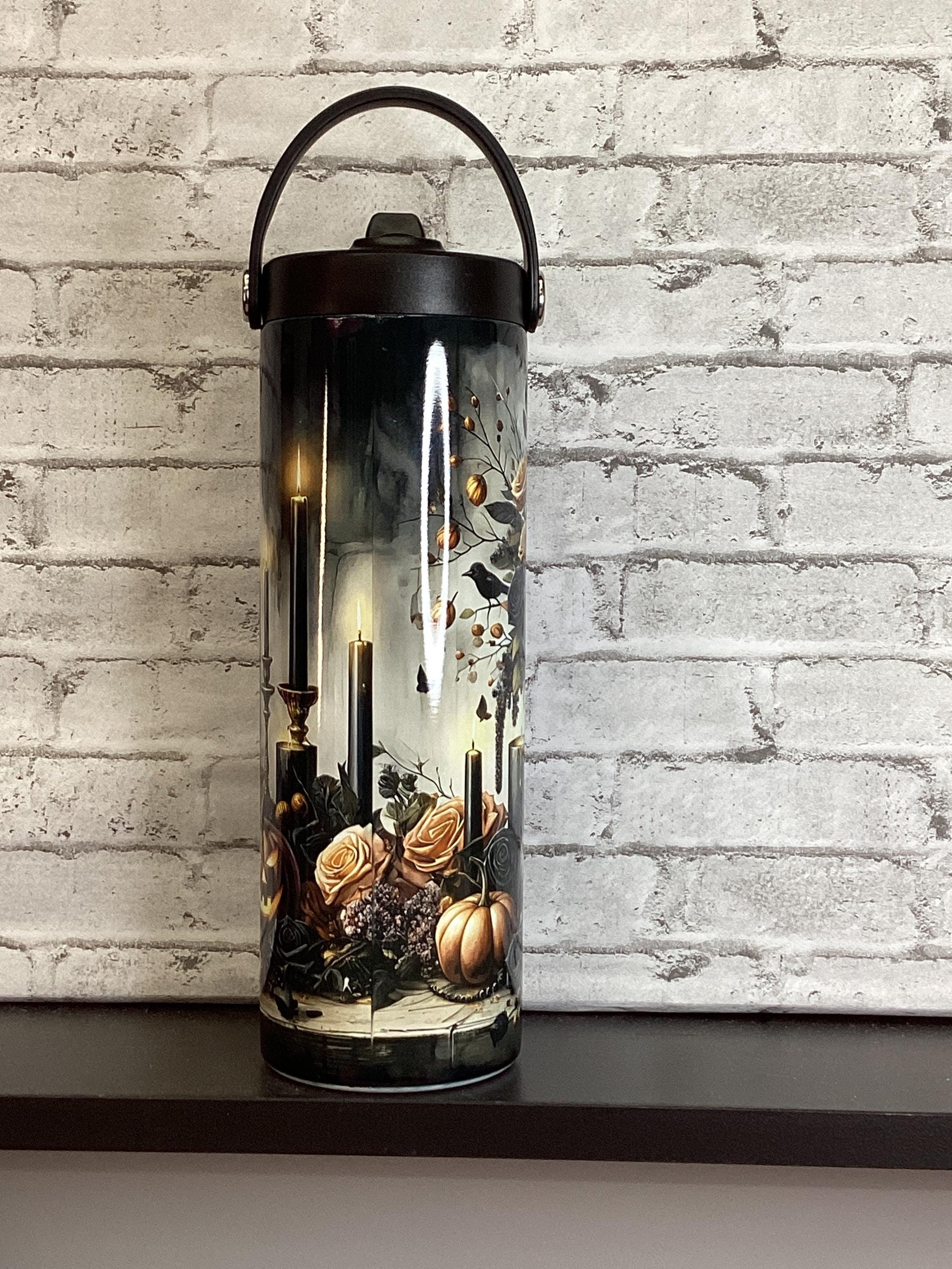 Halloween / fall 20oz stainless steel Tumbler