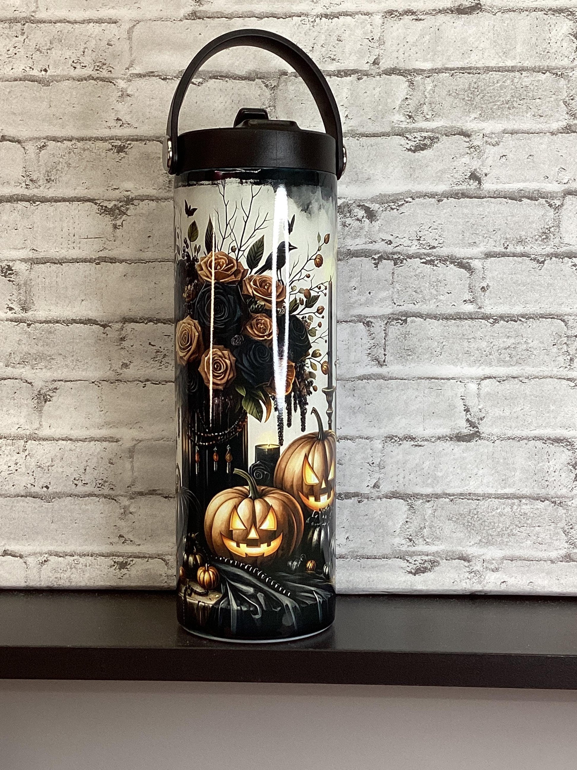 Halloween / fall 20oz stainless steel Tumbler