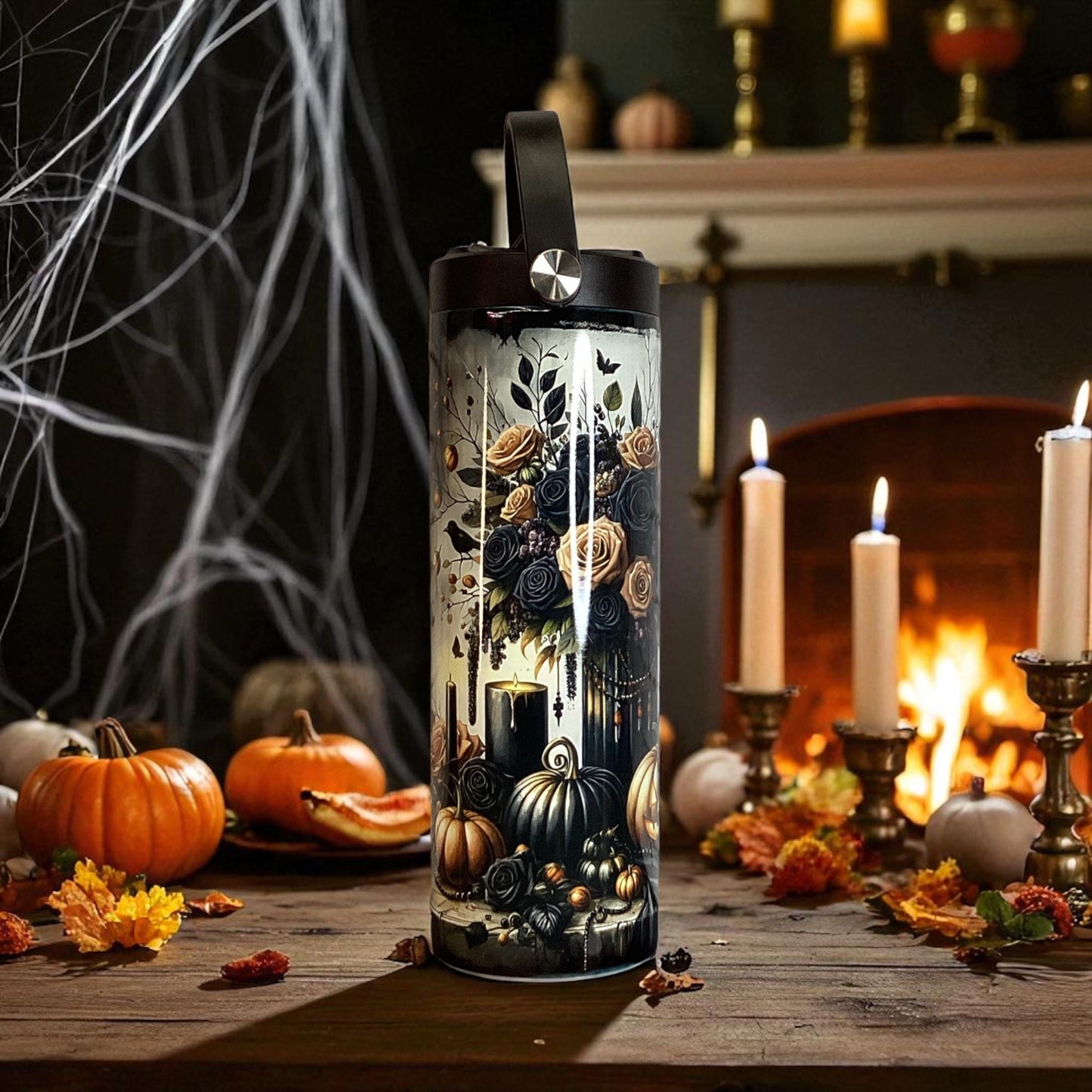 Halloween / fall 20oz stainless steel Tumbler