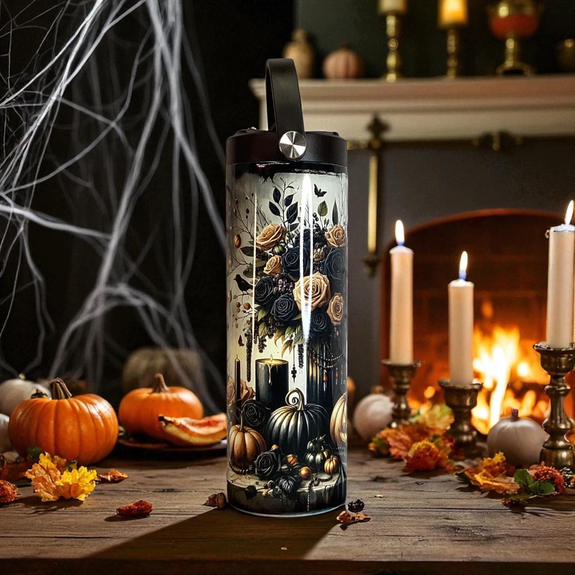 Halloween / fall 20oz stainless steel Tumbler