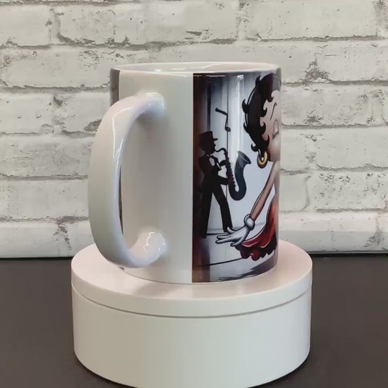 Cartoon  Mug: Musical BAM! Retro Cartoon Design