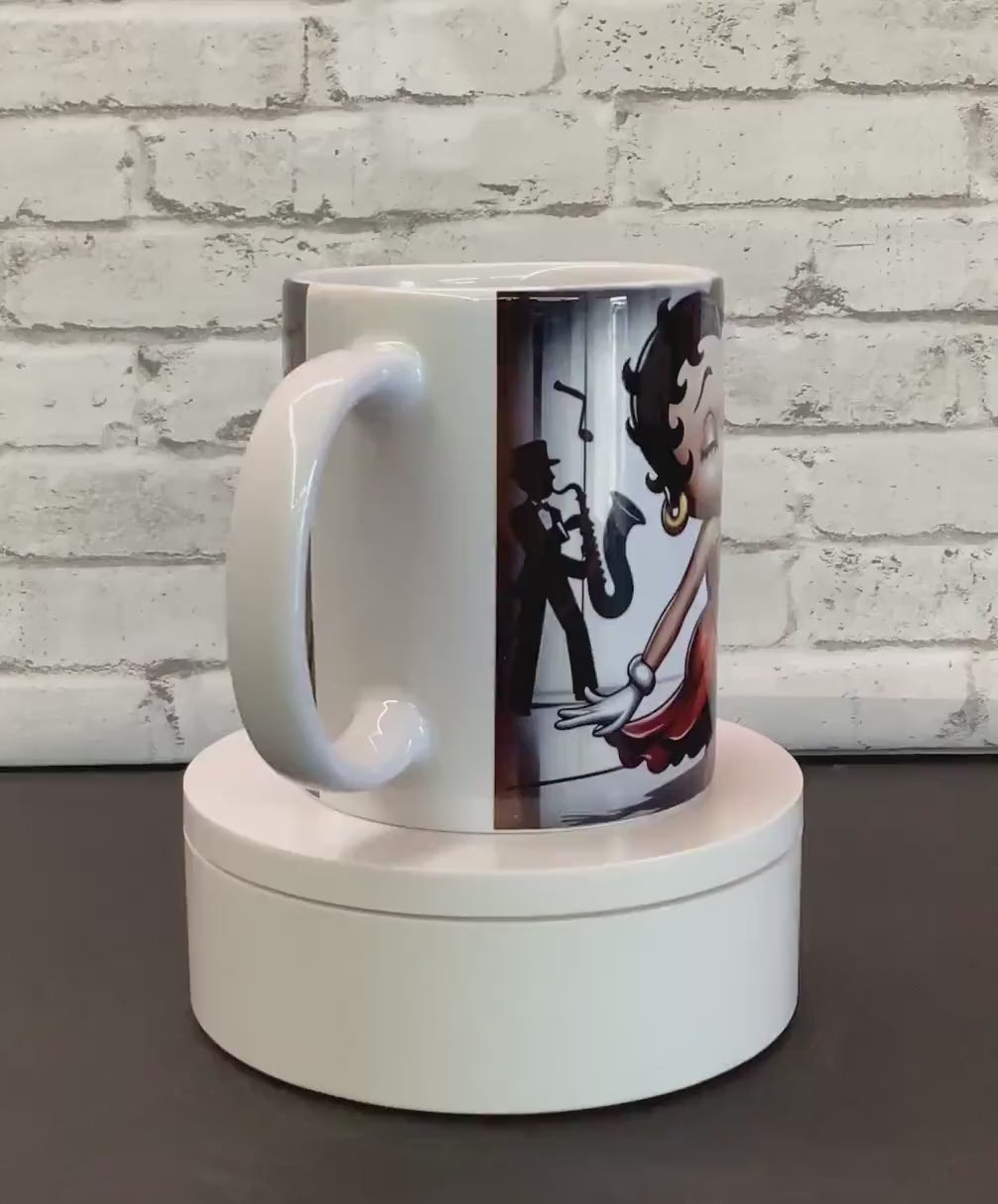 Cartoon  Mug: Musical BAM! Retro Cartoon Design