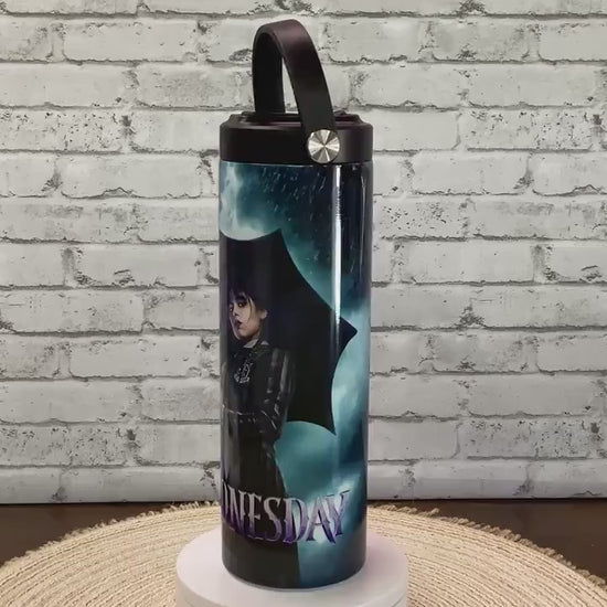 Wednesday  Tumbler: Gothic Stainless Steel 20oz