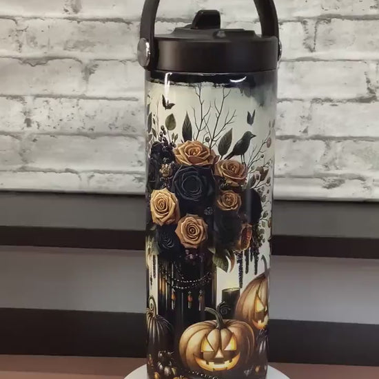 Halloween / fall  20oz stainless steel Tumbler
