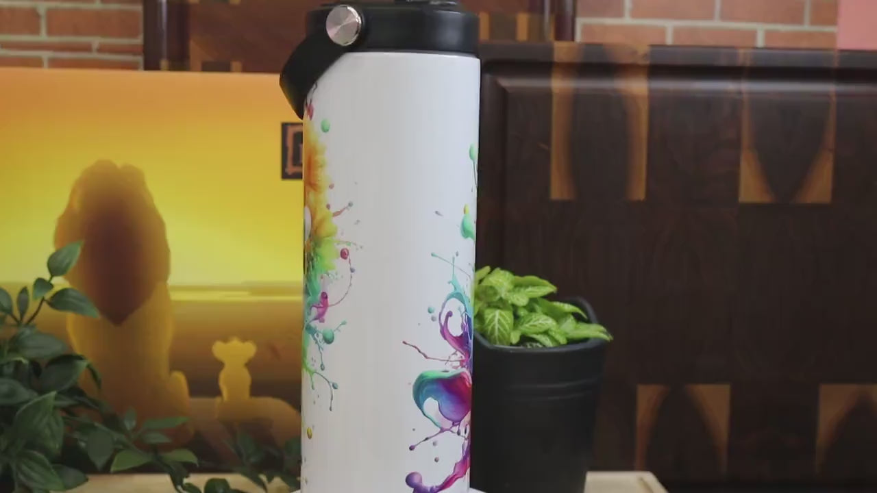Mickey Mouse Watercolor Splash 20oz Tumbler